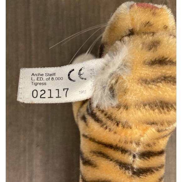 Steiff Golden Age Of The Circus Tiger Only Replacement Plush - Picture 7 of 15